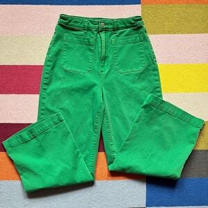 Vibrant Green Women's Jeans